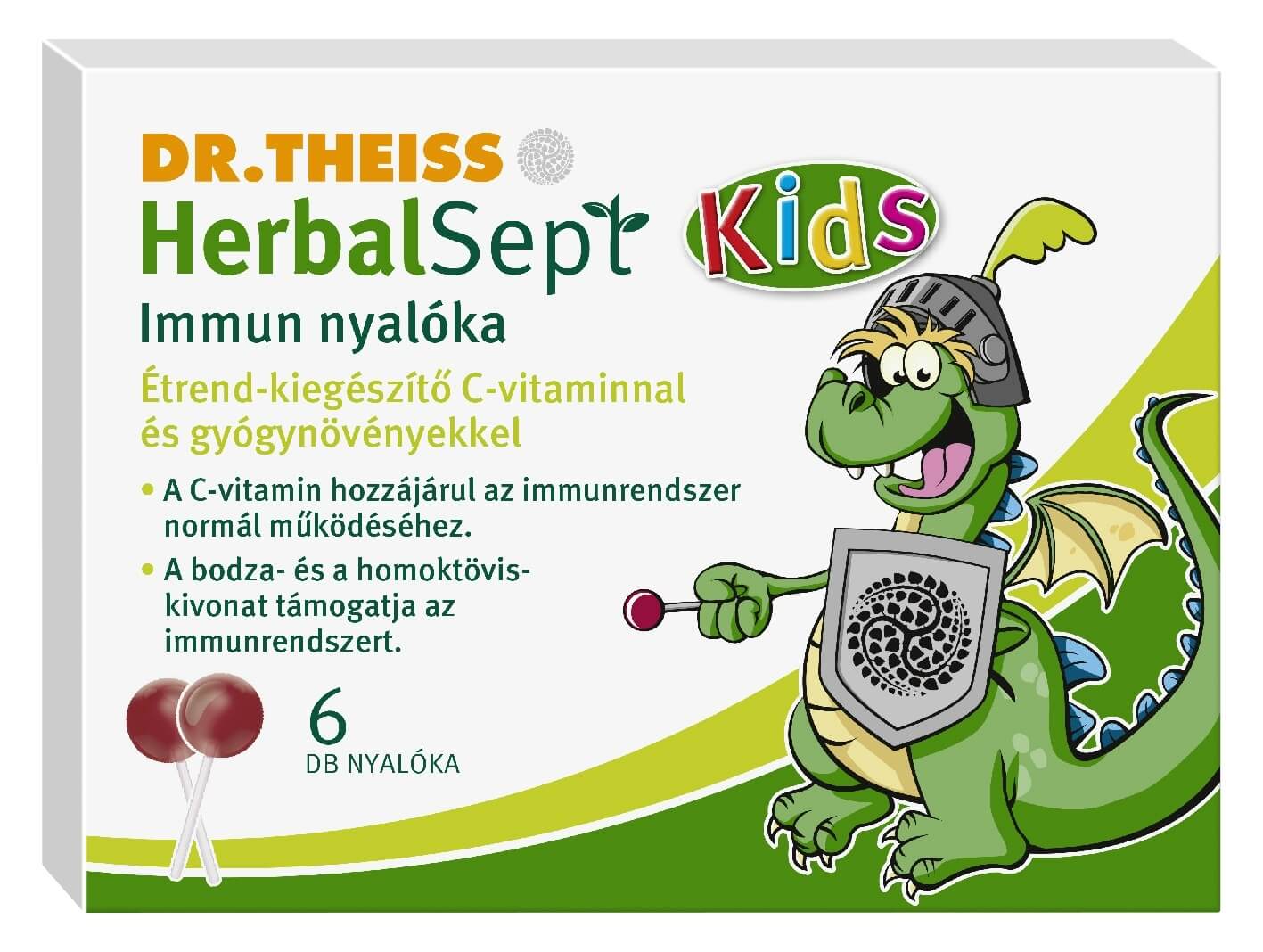 Dr.theiss herbalsept immun nyalóka 6 db