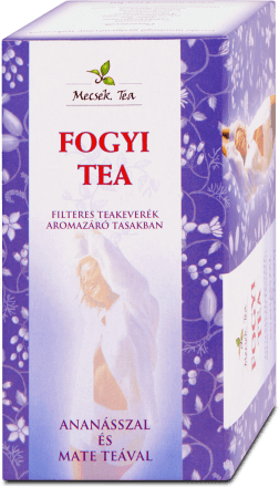 Mecsek fogyi tea ananász+mate tea 20x1g 20 g
