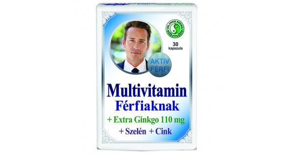Dr.chen multivitamin férfiaknak + extra gingko 30 db
